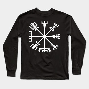 Vegvísir [Viking Compass] Long Sleeve T-Shirt